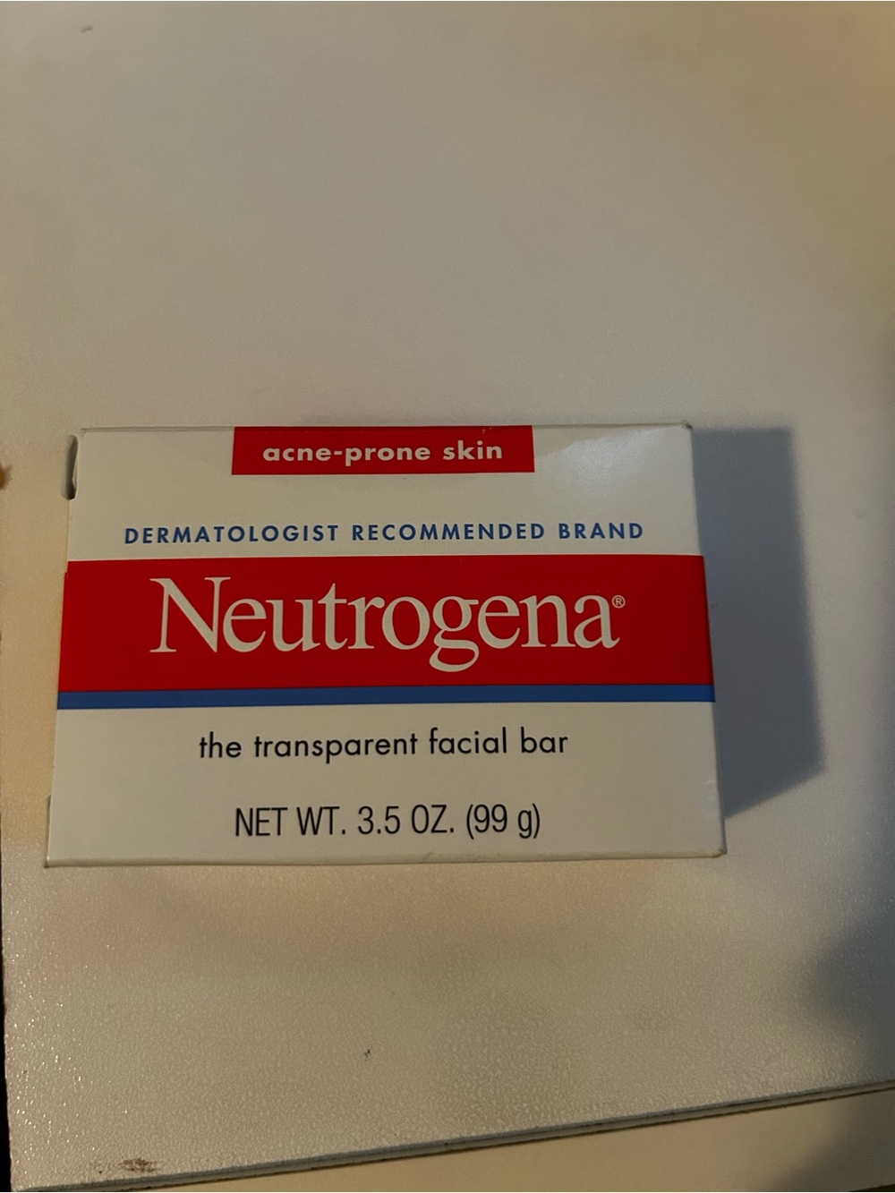 Neutrogena White and Red Transparent Facial Bar